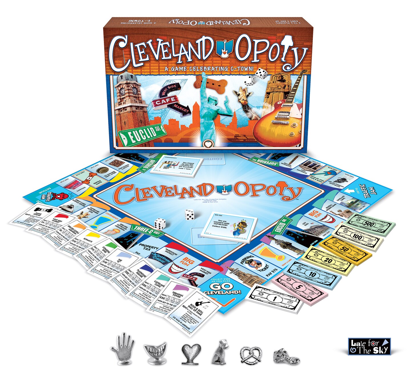 Late for the Sky: Cleveland-Opoly Monopoly Board Game