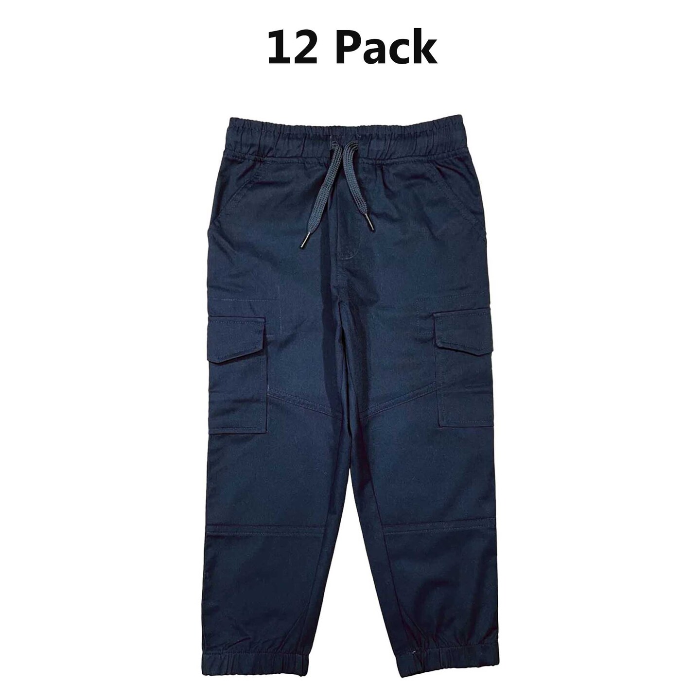 Boy Cargo Jogger School Uniform Pants