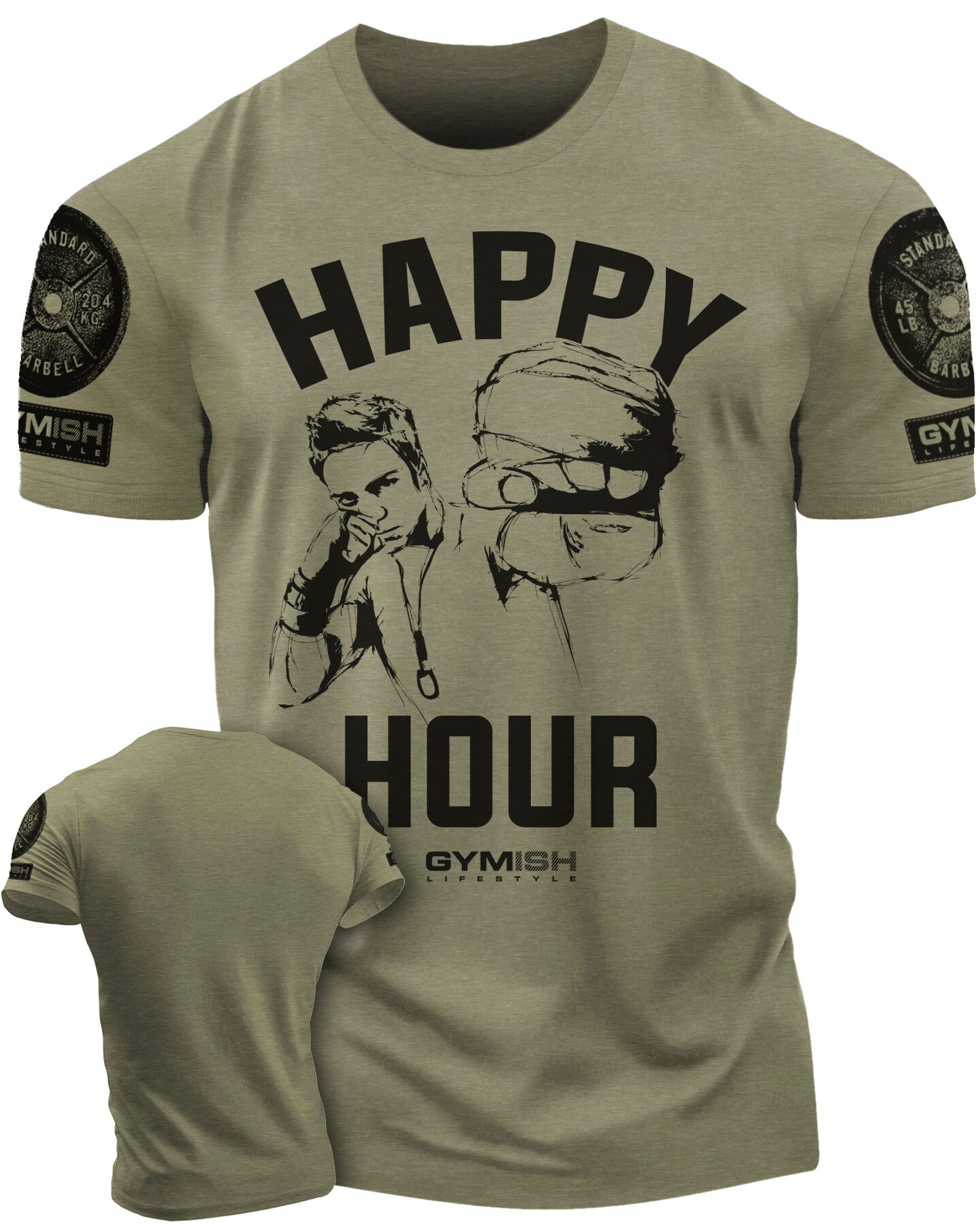039. Kickboxer Funny Motivational Workout Gym T-Shirt for Men - image19