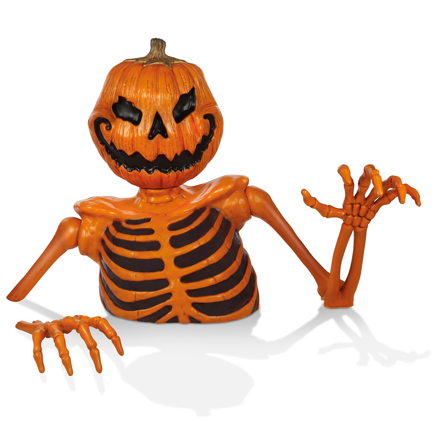 BOO BOX Halloween Groundbreaking Skeleton - Scary Outdoor Halloween Decorations for Porch or Yard