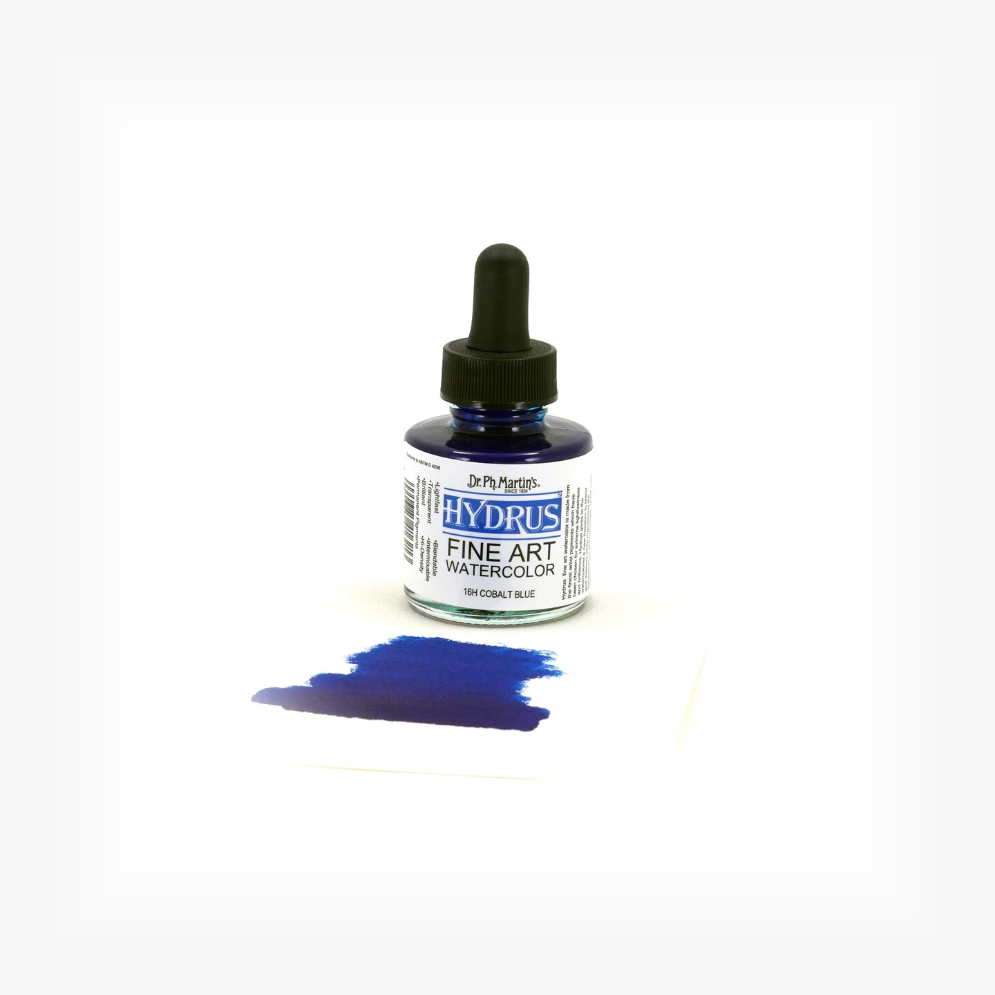 Dr. Ph. Martin&#x27;s Hydrus Fine Art Watercolor, 1.0 oz, Cobalt Blue (16H)