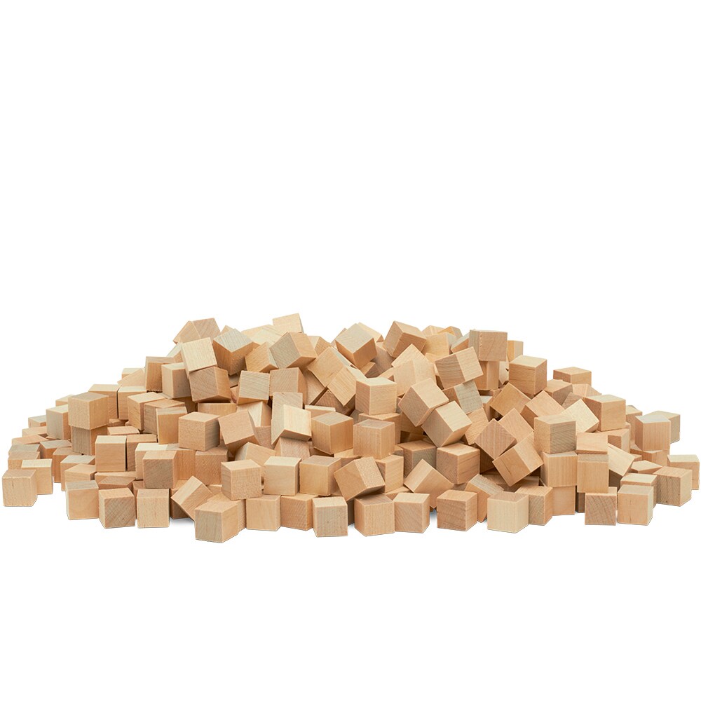 Wood Craft Cubes, Multiple Sizes, Small Blocks, Crafts &#x26; D&#xE9;cor | Woodpeckers