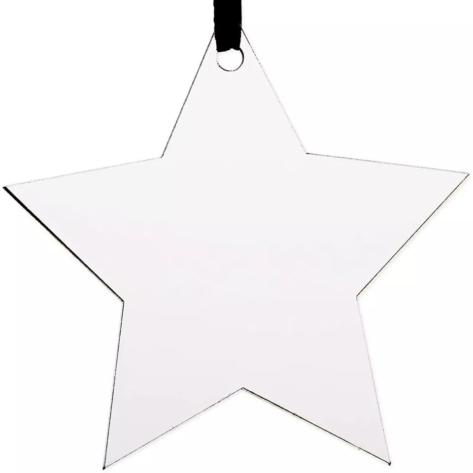 24 Pack Clear Acrylic Christmas Ornaments, 3&#x22; DIY Blank Ornaments for Tree D&#xE9;cor