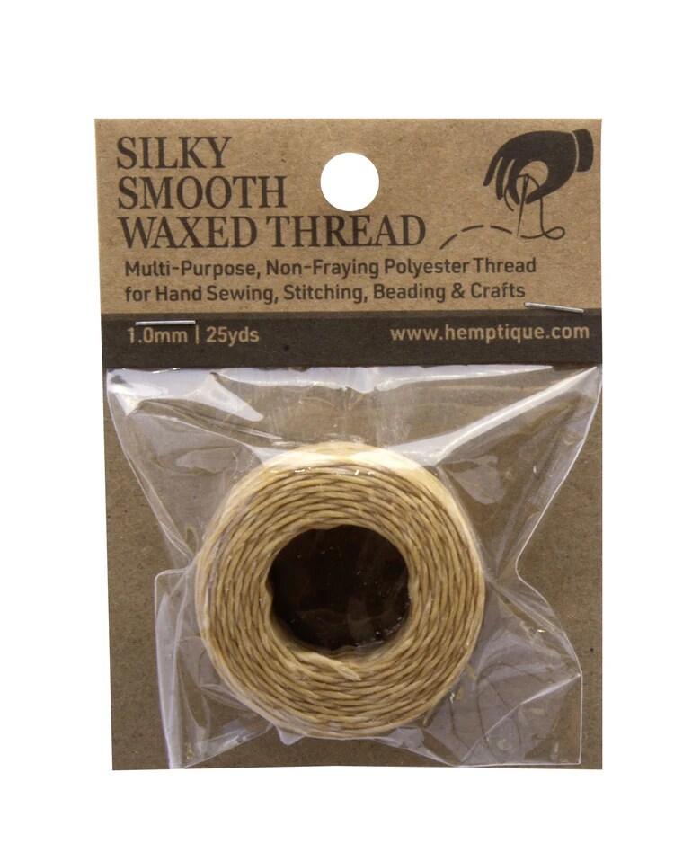 Hemptique Multi-Purpose 1.0mm Silky Smooth Waxed Poly Thread Card