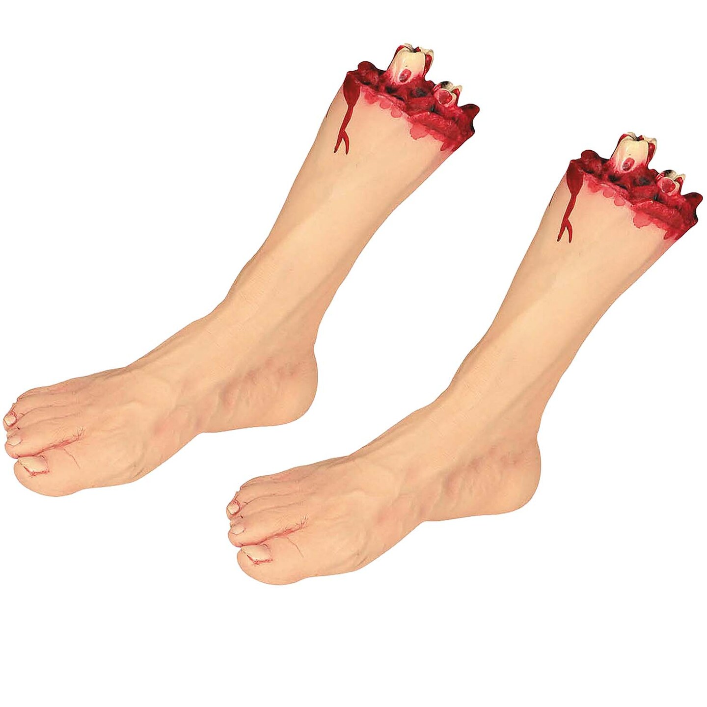9&#x22; x 11&#x22; Severed Plastic Foot Halloween Tabletop Decoration