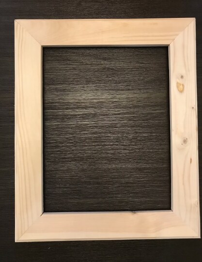 Broad Decorative Bevel Picture Frame, Made-to-Order, Handmade, Solid Wood, Rustic, Custom Sizes - image9