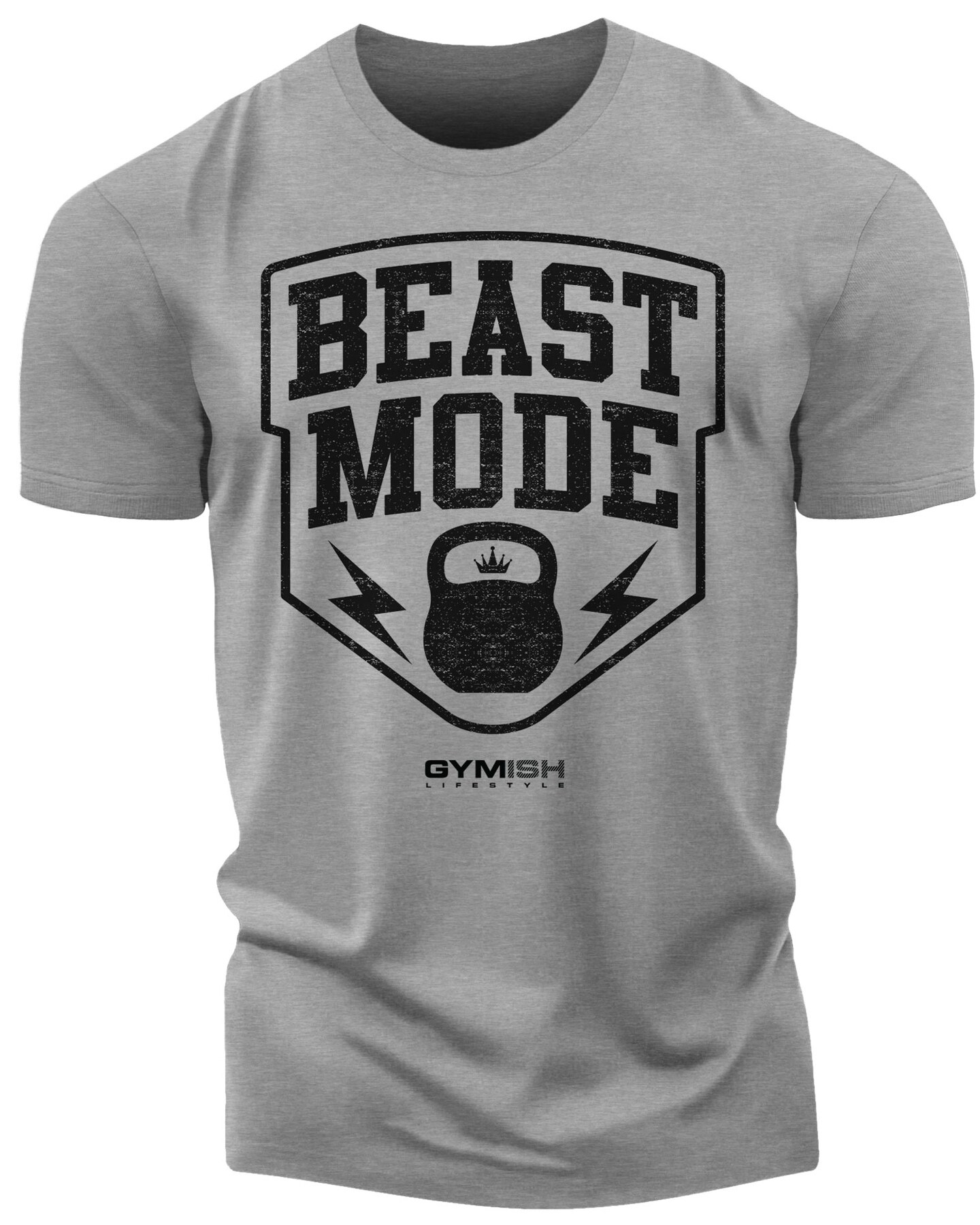 007. Beast Mode Funny Motivational Workout Gym T-Shirt for Men - image26