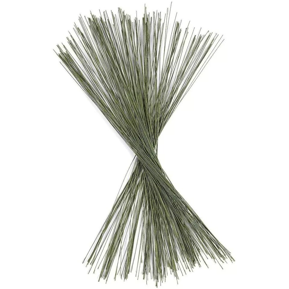 200 Piece Flower Wire - Artificial Floral Wire, 22 Gauge Floral Stem Wire 16&#x22;