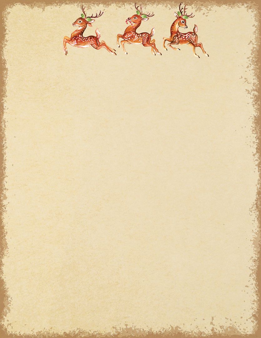 Great Papers! Stationery Letterhead, Classic Reindeer, 8.5"x11", Printer Friendly, 50 Sheets (2024036)