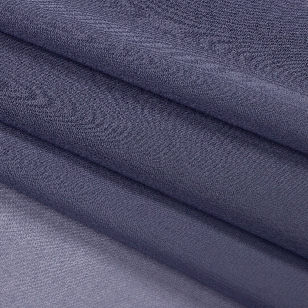 1 Yard Silk Chiffon Fabric Infinity Blue 44" Wide for Dresses & Scarves