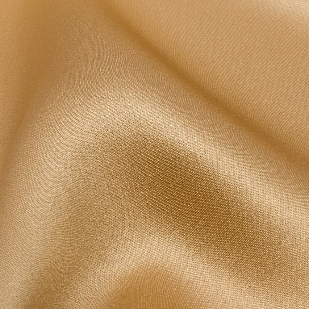 1 Yard Latte Stretch Silk Charmeuse Soft Smooth Elegant Solid Material Fabric 40 inch Width