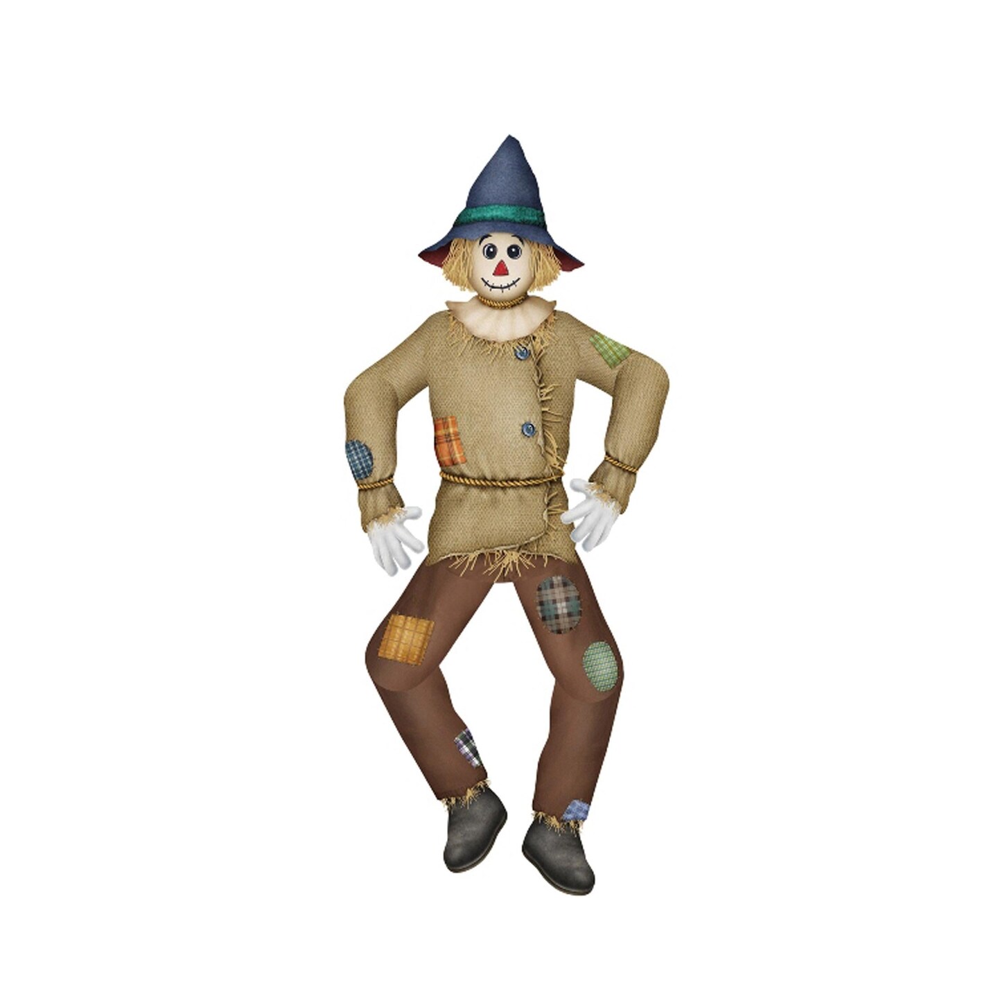 12 Pack Beistle Halloween Jointed Scarecrow