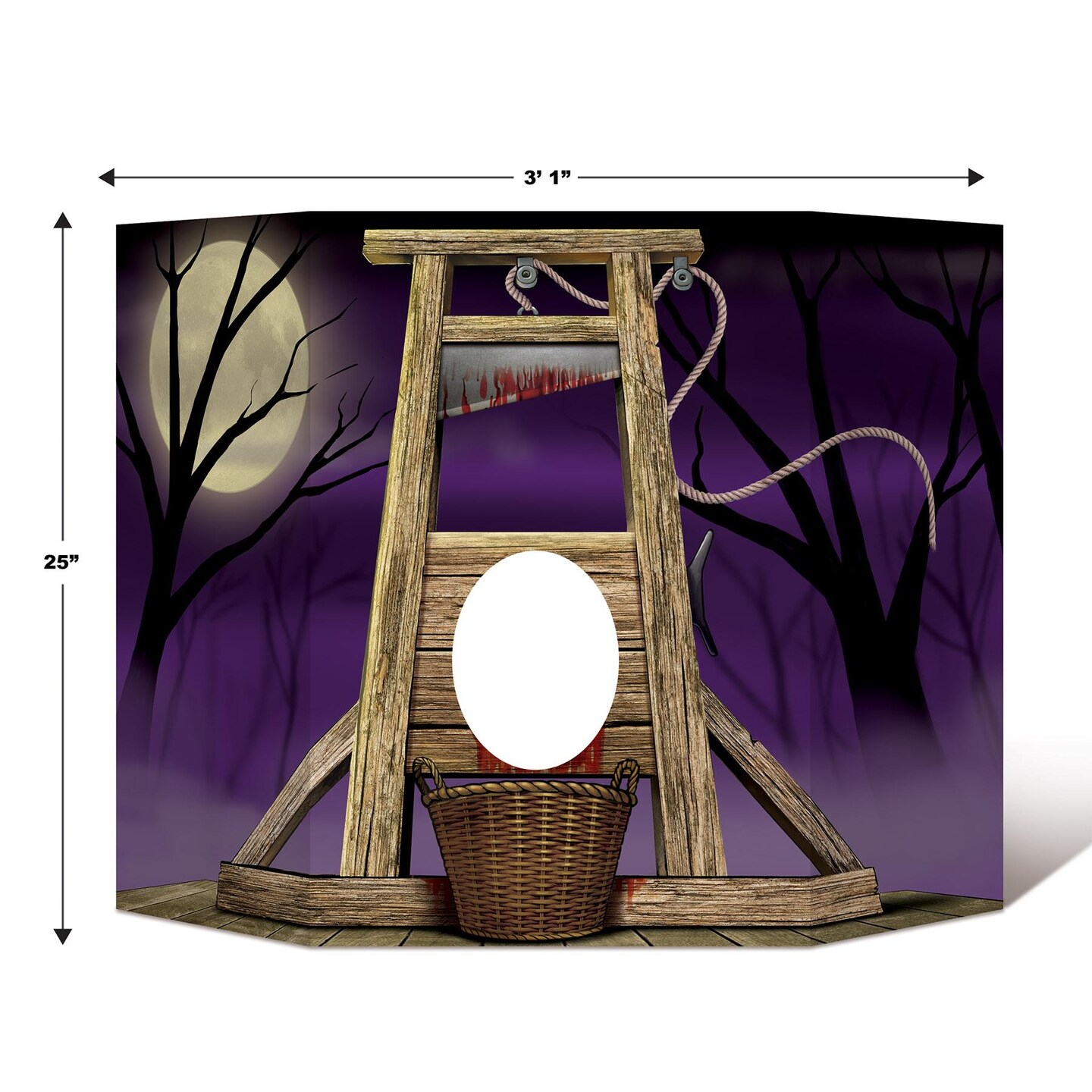 6 Pack Beistle Halloween Guillotine Photo Prop
