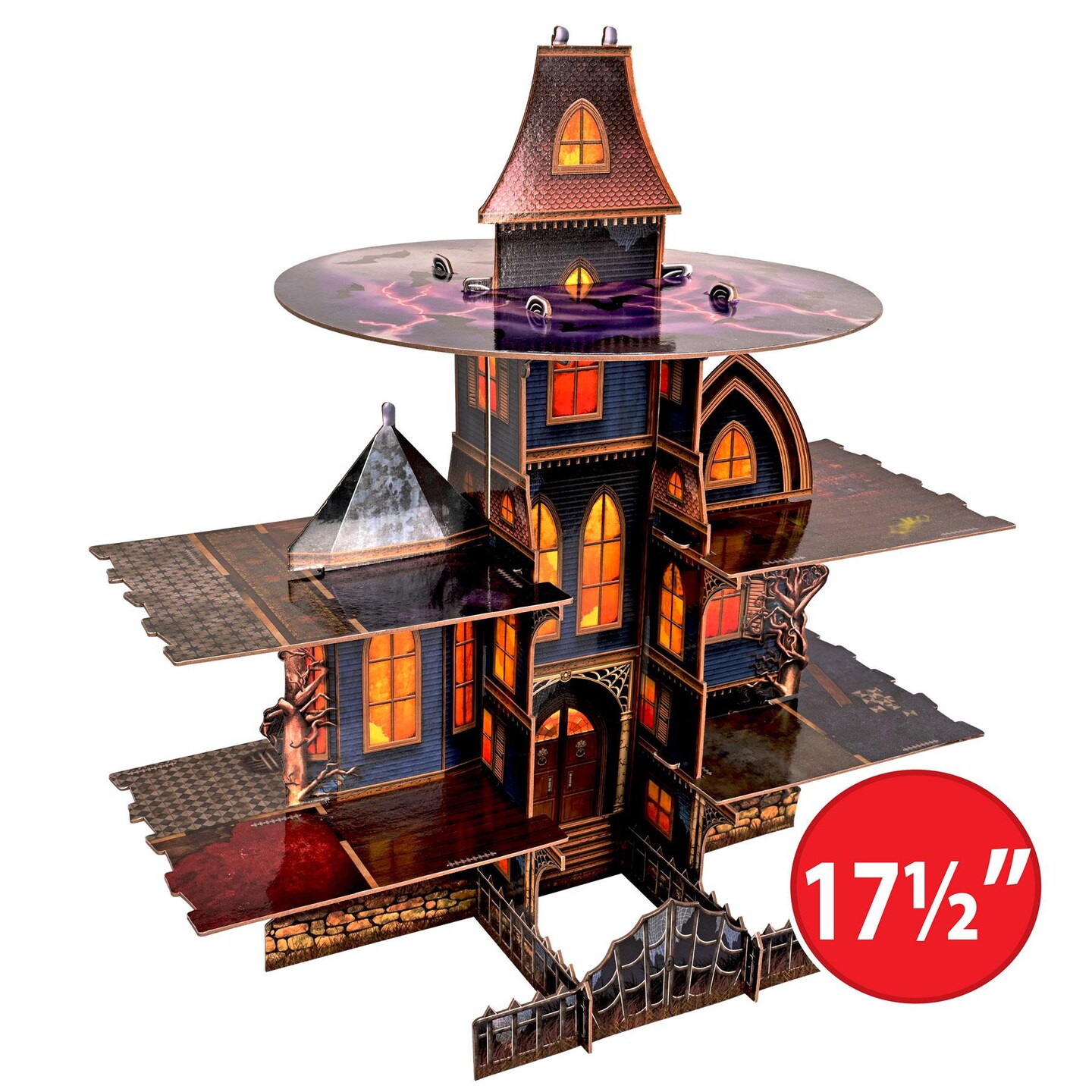 12 Pack Beistle Halloween Haunted House Cupcake Stand