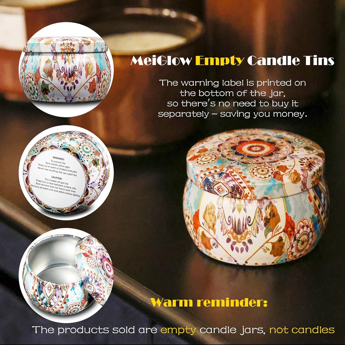 Simple Candle Making Kit with Empty Jars