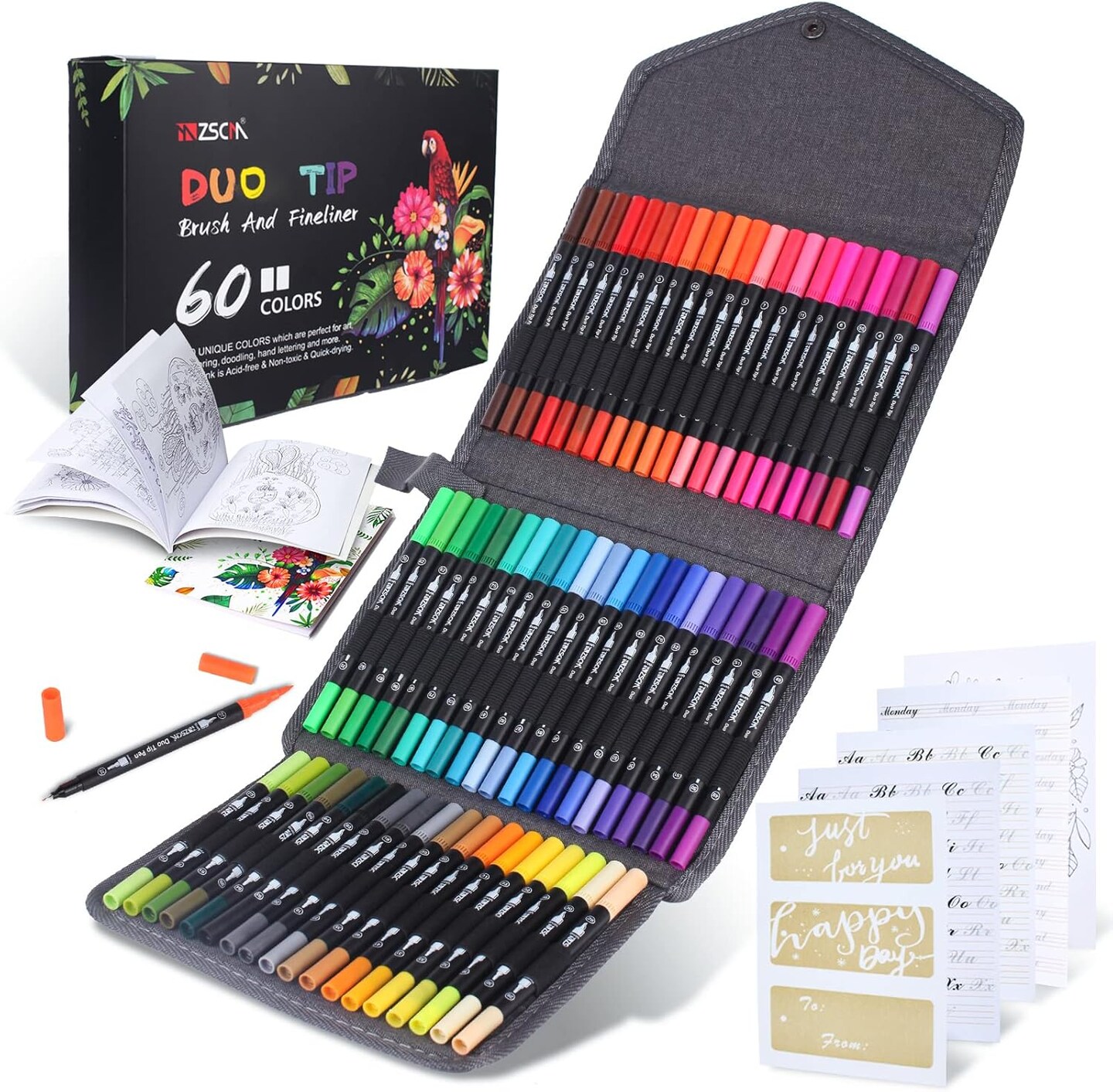 60 Colors Art Markers