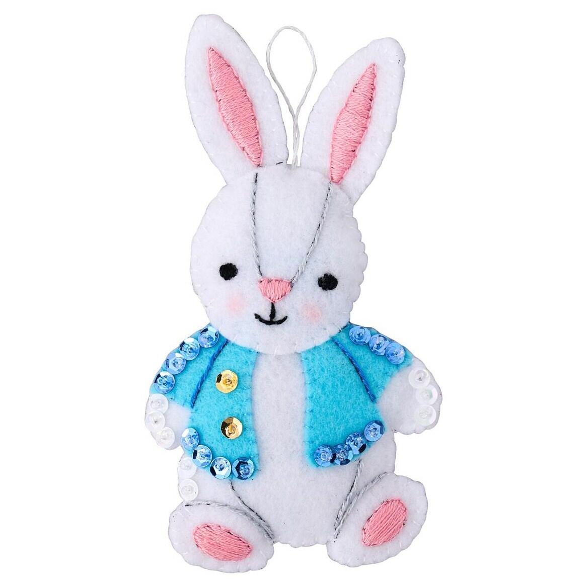 Bucilla Felt Ornaments Applique Kit Set Of 6-Toyland Treasures