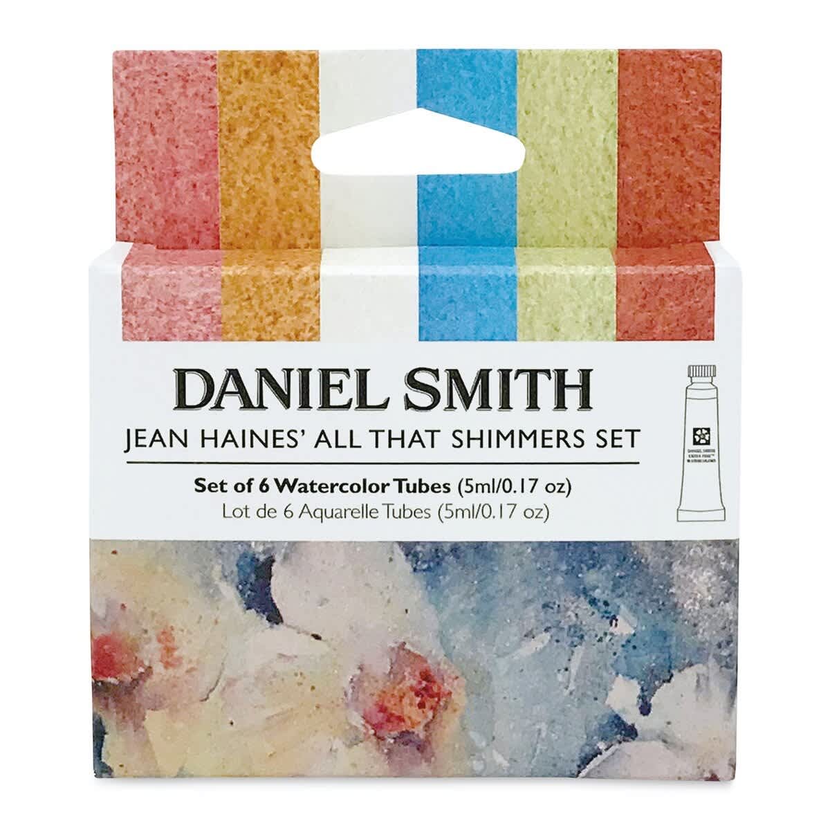 Daniel Smith Luminescent Watercolor - Set of 6, Jean Haines' All That Shimmers Colors, 5 ml Tubes