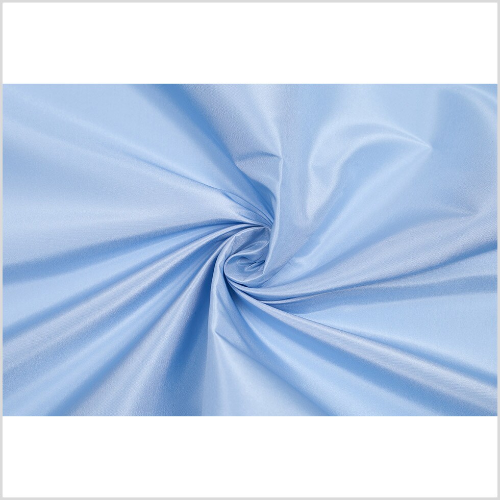 1 Yard Premium Silk Taffeta Fabric in Bright Baby Blue Solid Silk