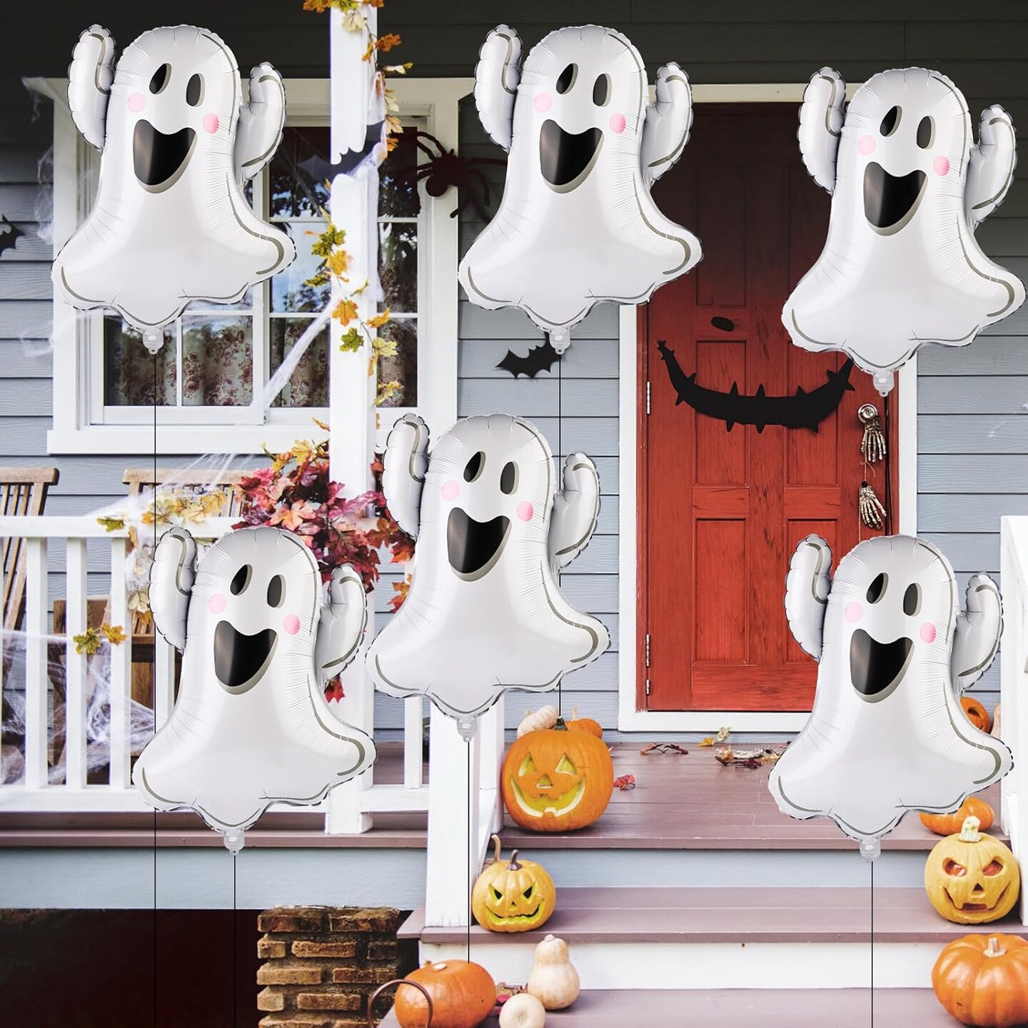 8pcs Ghost Balloons (Halloween)