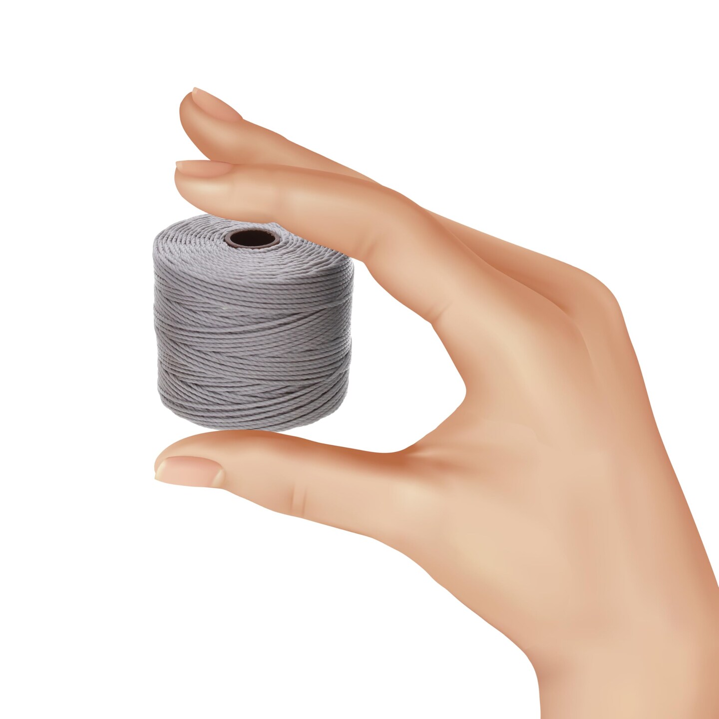 The Beadsmith S-Lon Bead Cord – .5 mm Twisted Nylon Cord for Stringing