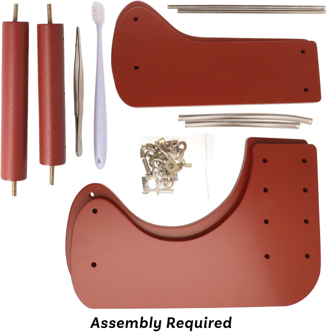 The Beadsmith ComfortLoom - Adjustable Standing Bead Loom with 4 Length Settings, Ergonomic Angled Design, Work Area 7.5” to 10.5”, Includes Illustrated Instructions & Bracelet Pattern