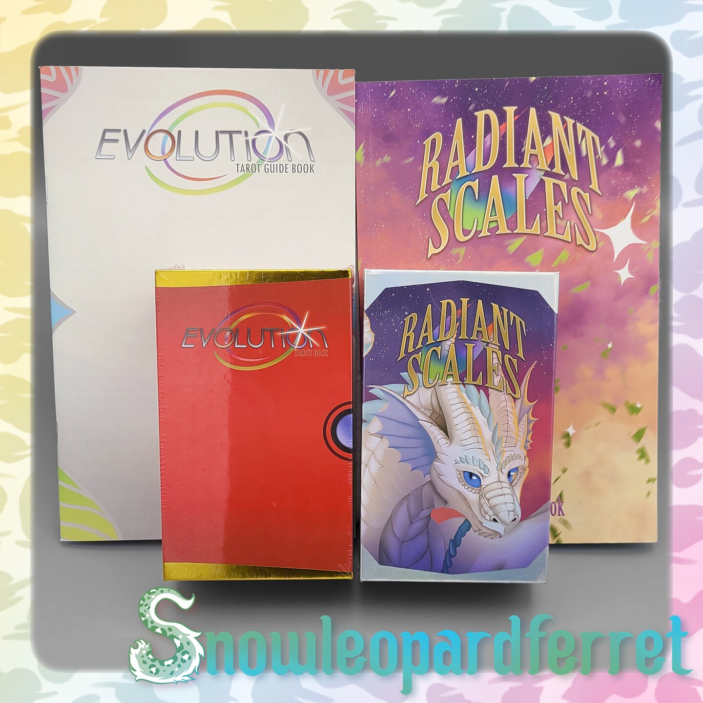 product name is Fandom Tarot Decks - (Zine-style retired projects!)