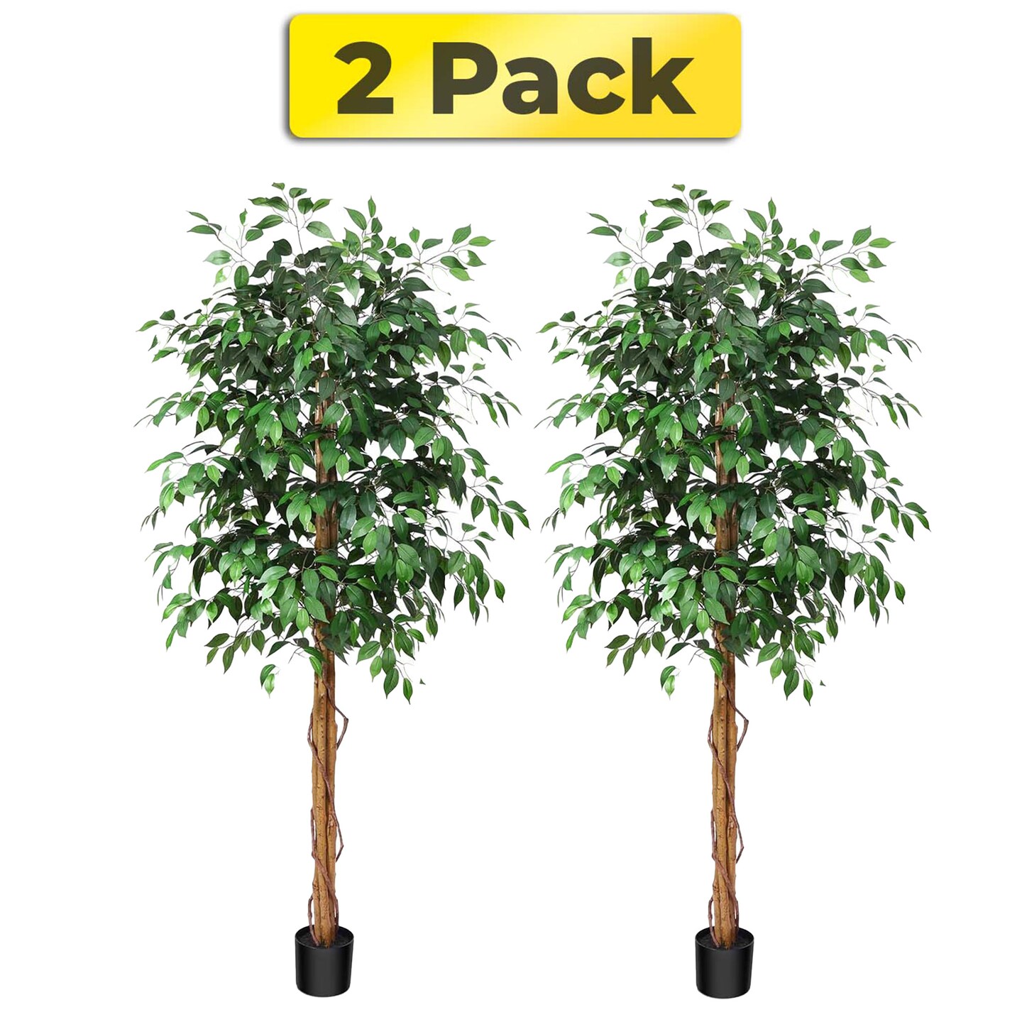 Ficus Artificial Trees with Realistic Leaves