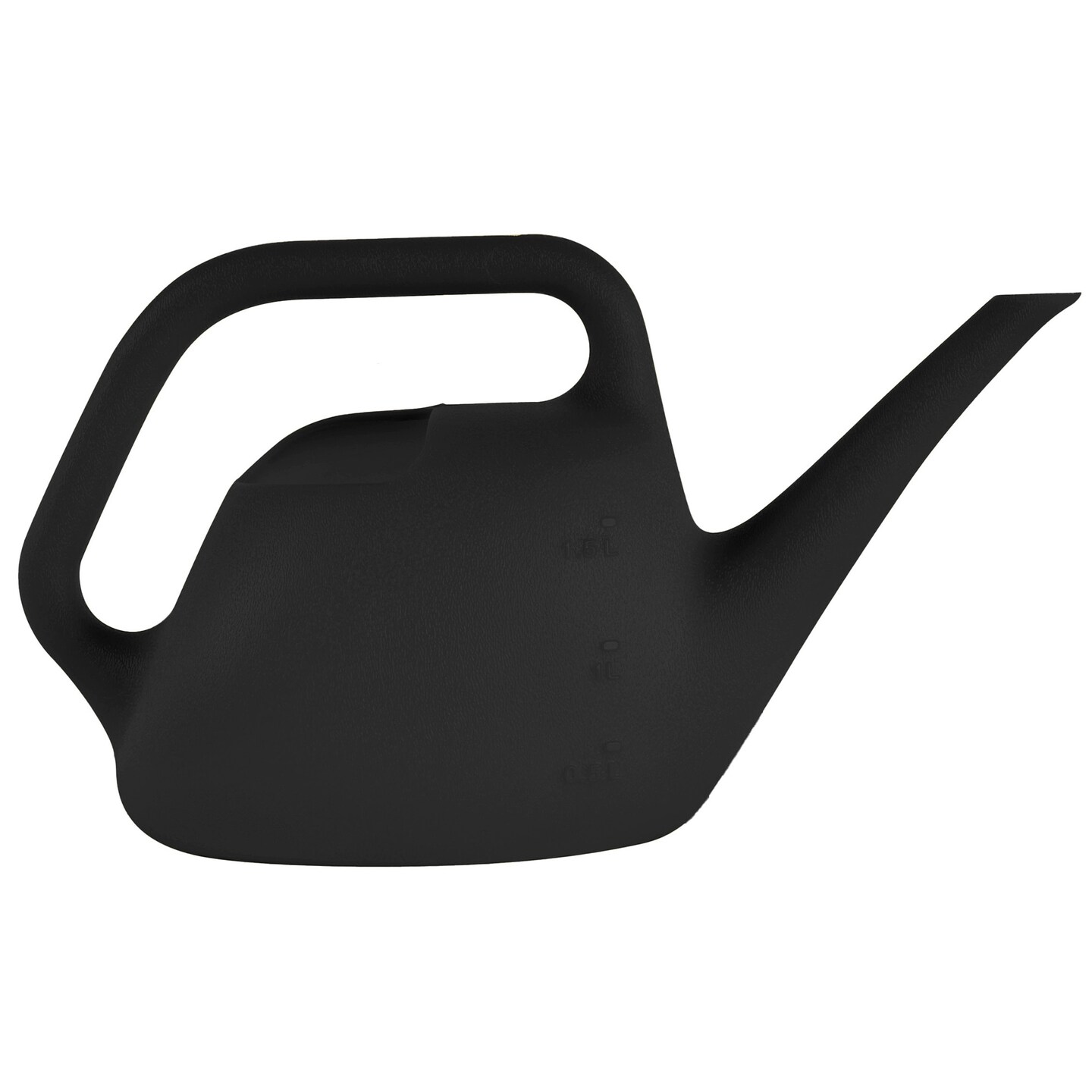 Bloem Translucent Watering Can: 0.4 Gallon - Black - Resin, Indoor and Outdoor Use, Gardening, Small Watering Can For Small Space Use