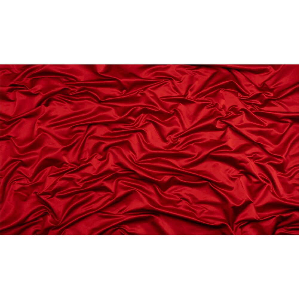 1 Yard Silk Duchesse Satin - Roja Red - Premium Collection 59’’ Width