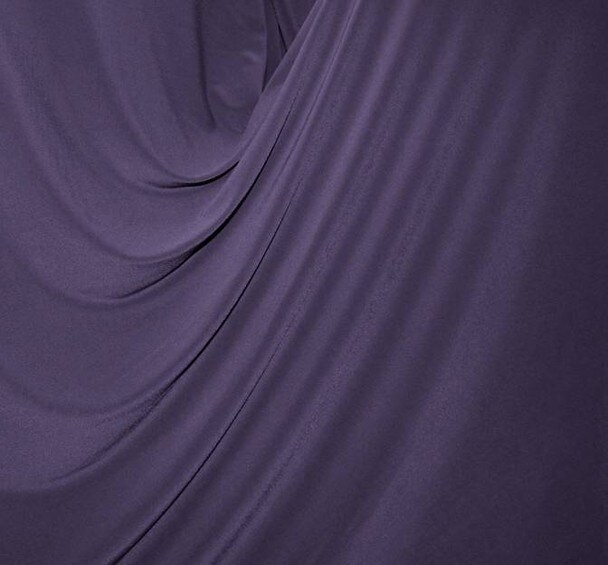1 Yard ITY Purple Jersey Apparel Fabric 92% Polyester 8% Spandex 58/60&#x22; Width