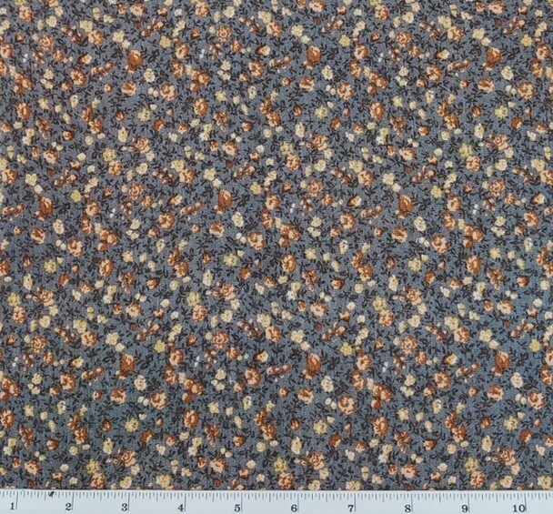 1 Yard Rayon Crinkle Asphalt Gray Width 50/53" Apparel Fabric