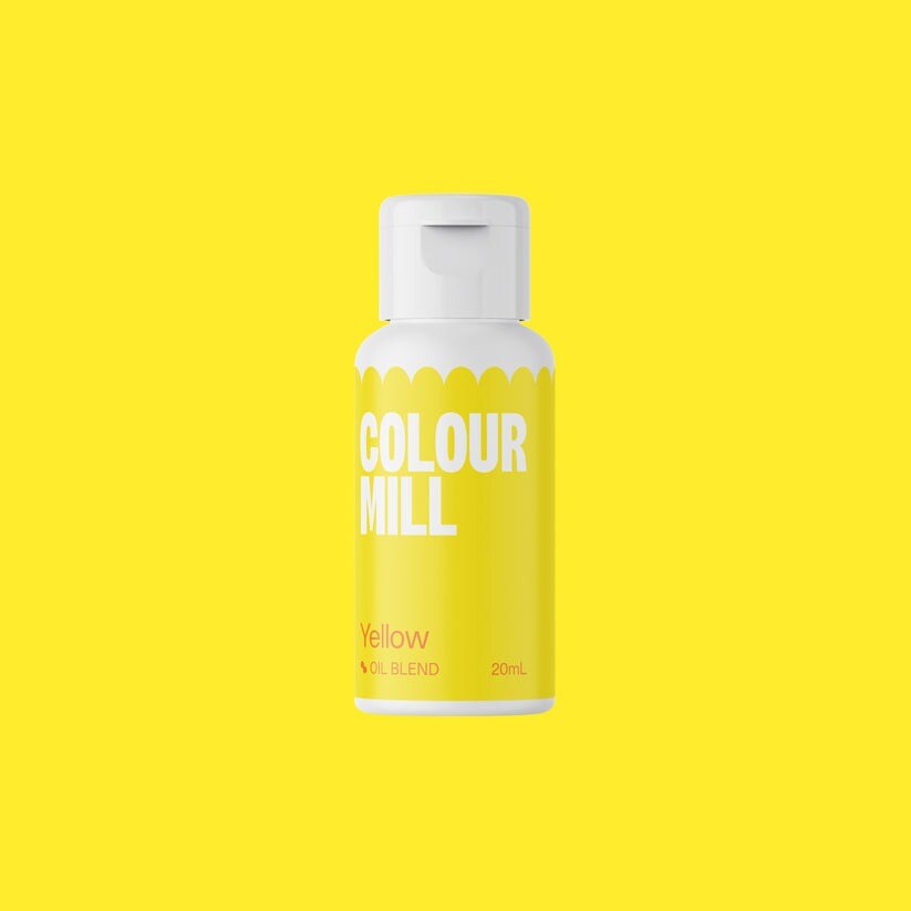 20ml Yellow Oil Based Colouring for Vibrant Buttercream Ganache Fondant Cake Batter and More