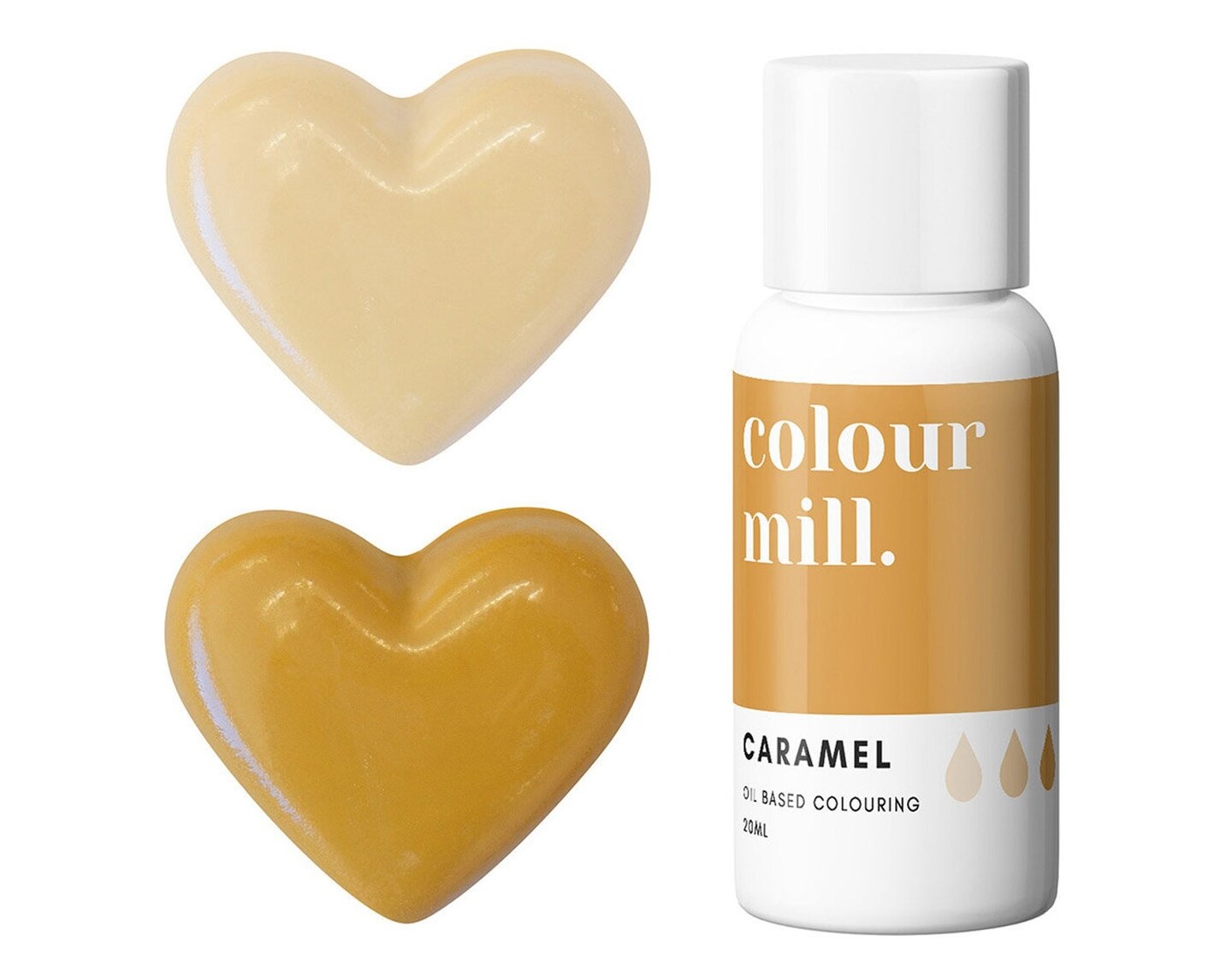 20ml Caramel Oil Based Colouring for Buttercream Ganache Cake Batter Fondant Chocolate Use