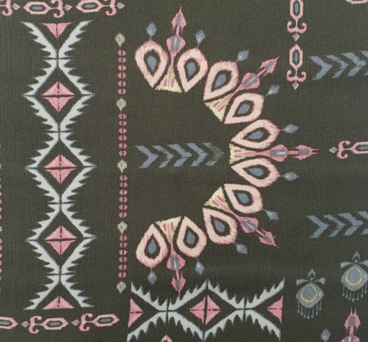 1 Yard Deep Gray Rayon Crinkle Fabric Lightweight Soft Apparel Material 50/52 Inch Width