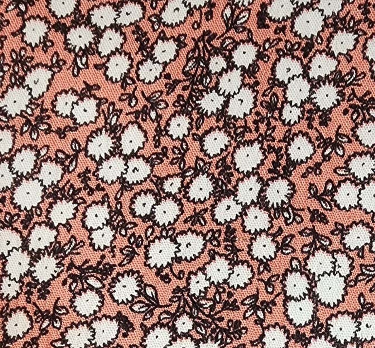 1 Yard Burnt Coral Rayon Crinkle Fabric 50/52&#x22; Wide Lightweight Pleated Crepon for Apparel