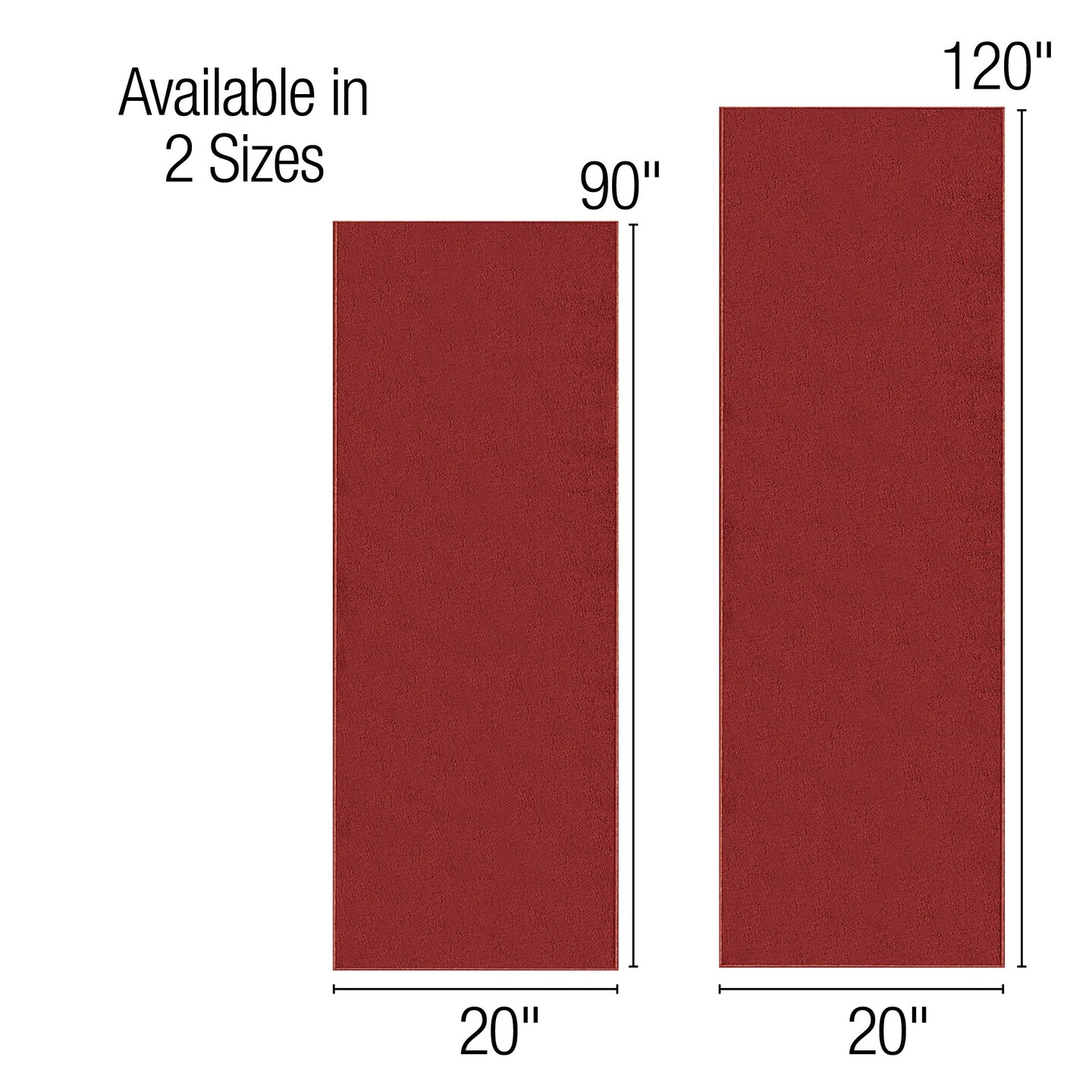 Collections Etc Extra Long Skid-Resistant Floor Hallway Kitchen Runner Rug