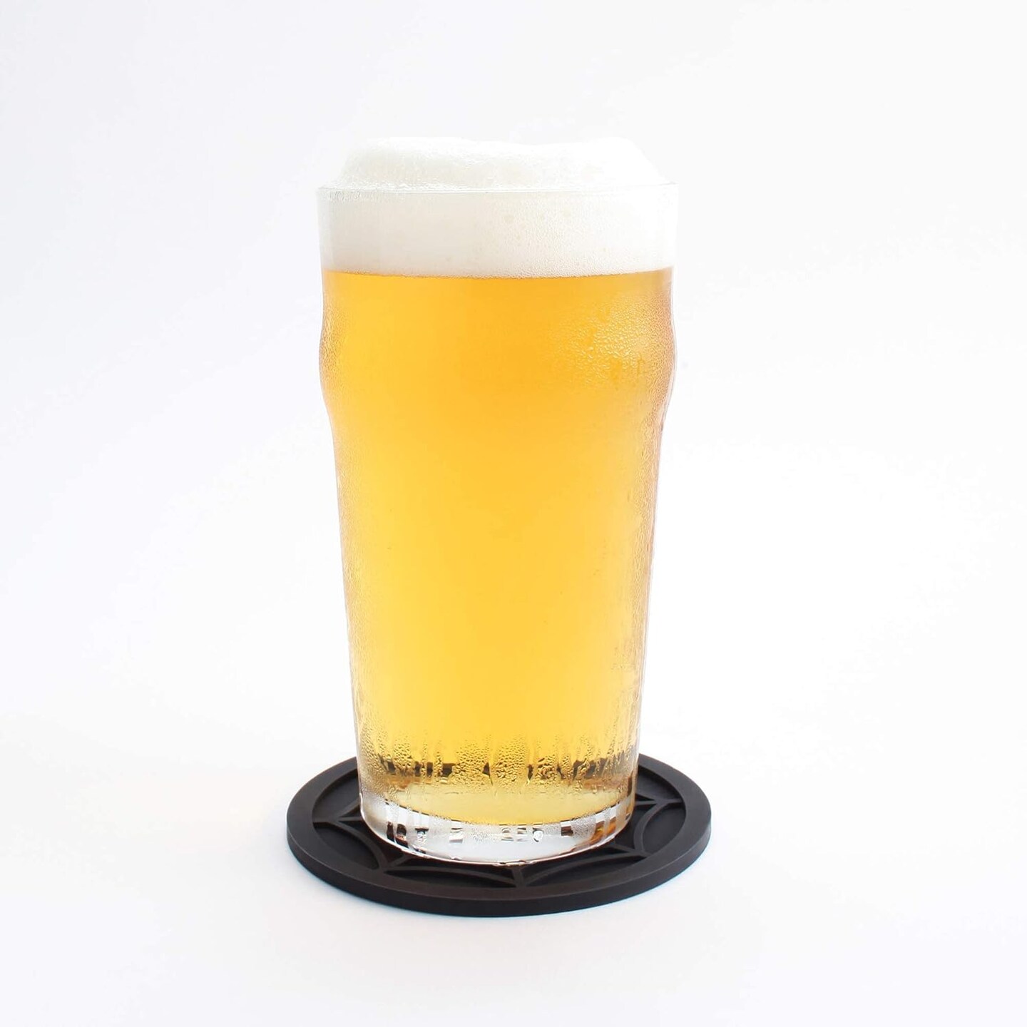 6 Pack Unique Design Spider Drink Coasters, 4" Black Coaster Set