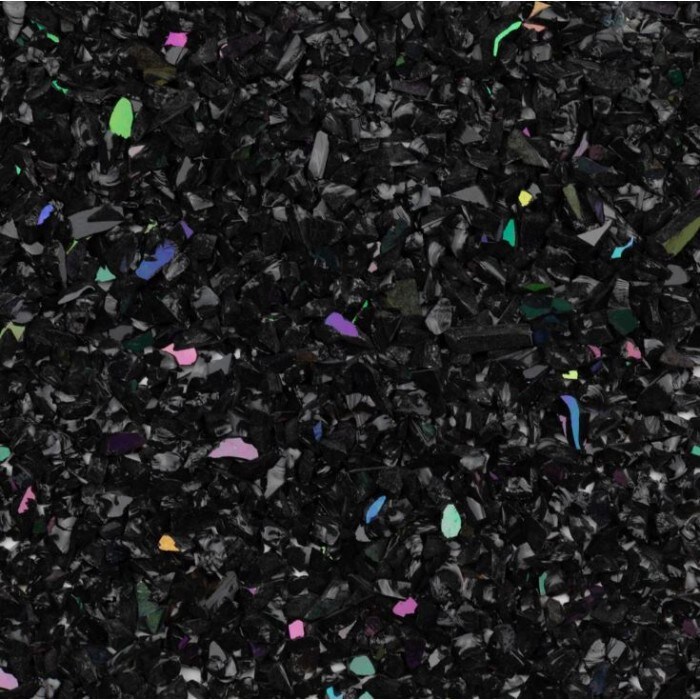 Oceanside Glass Frit Black Iridized Coarse Opal 8.5oz. 96 COE