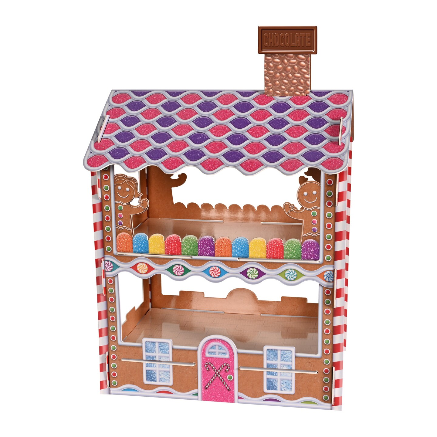 Beistle Gingerbread House Treat Stand - 12 Pack
