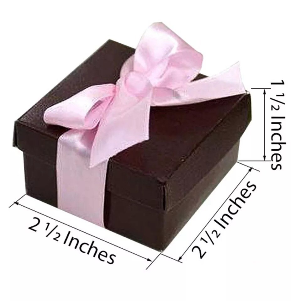 100 2.5&#x22; Favor Boxes with Removable Lids Party Supplies Cute Wedding Decorations