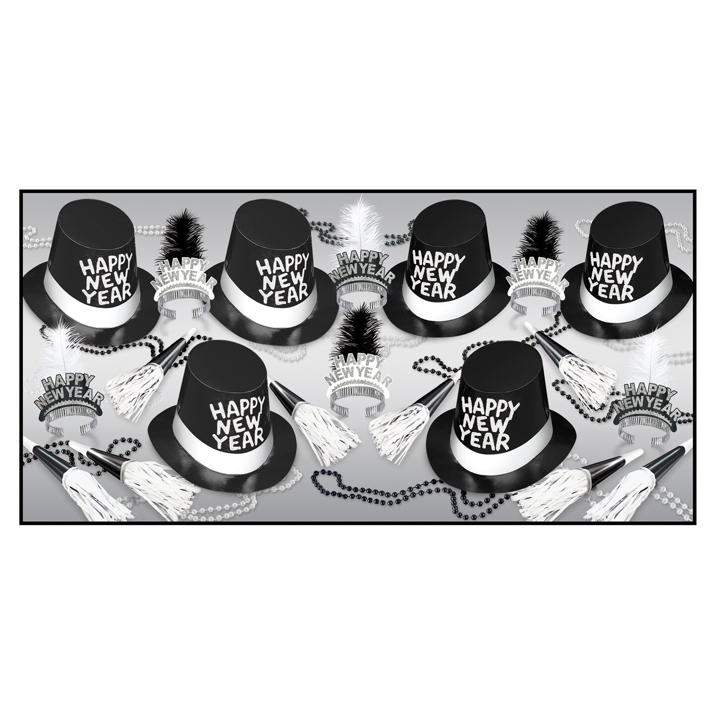 Beistle Top Hats &#x26; Tails Assorted for 50 - 1 Pack