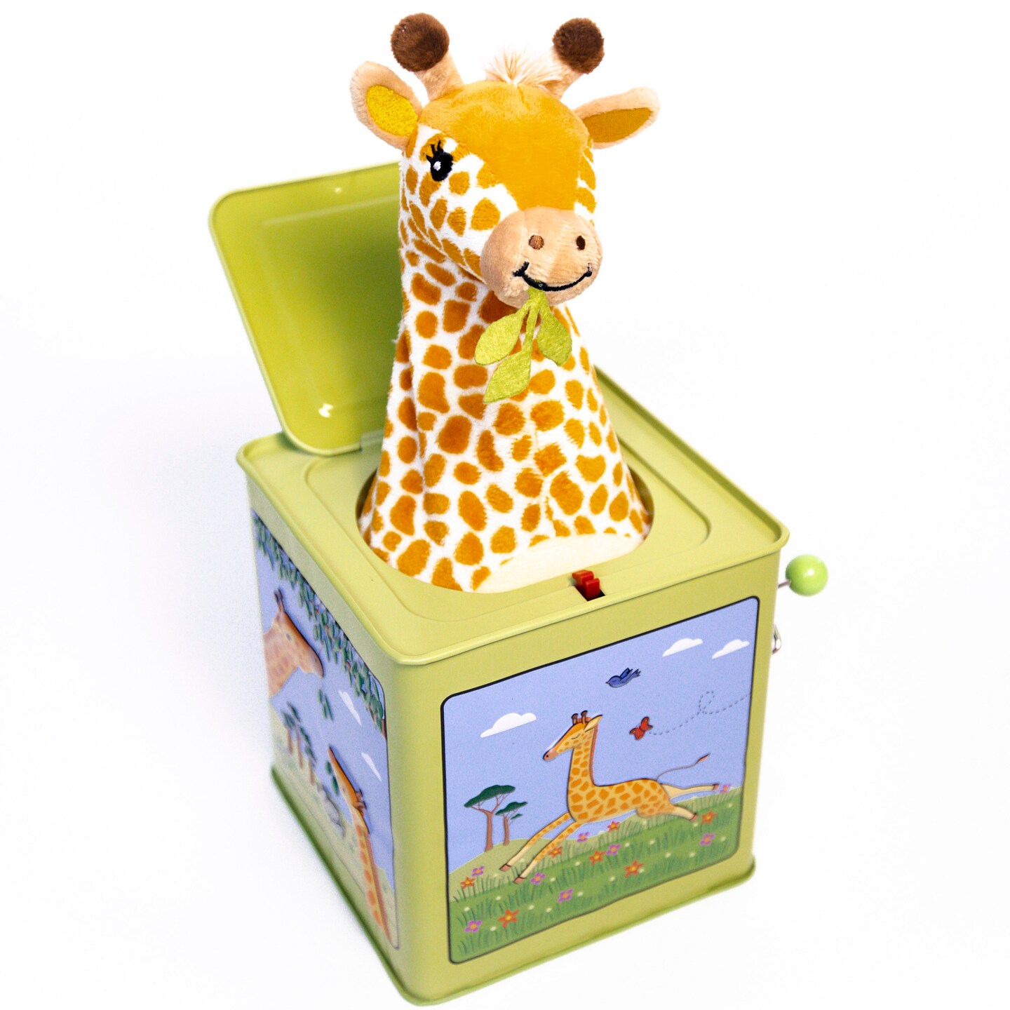 Vintage Tin Toy Giraffe Jack in the Box - Jack Rabbit Creations
