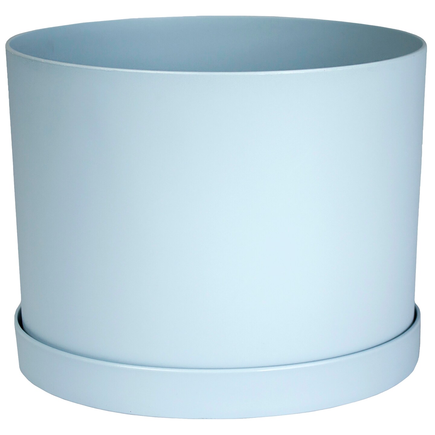 Bloem Mathers Planter w/ Saucer Tray  6&#x22; Misty Blue