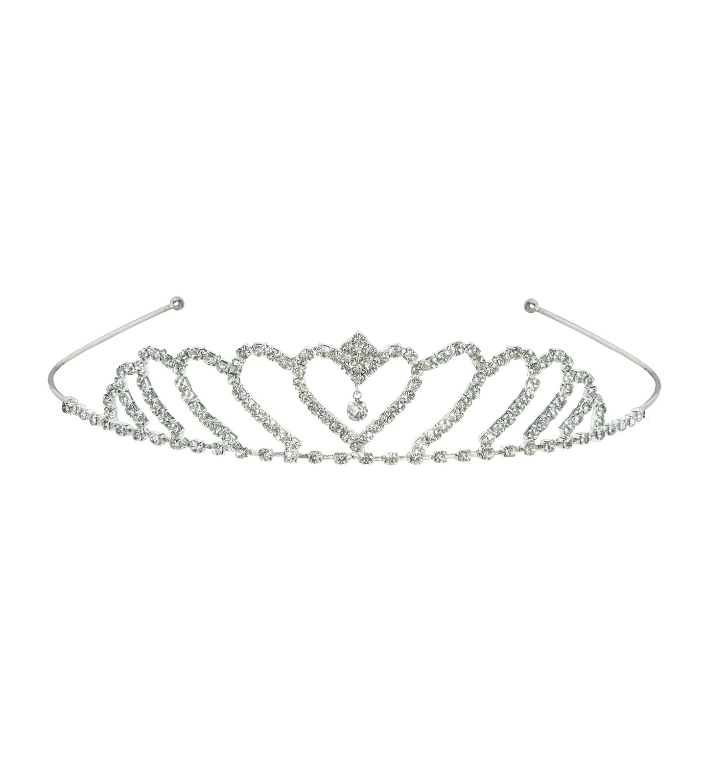 Beistle Royal Rhinestone True Love Tiara - 6 Pack