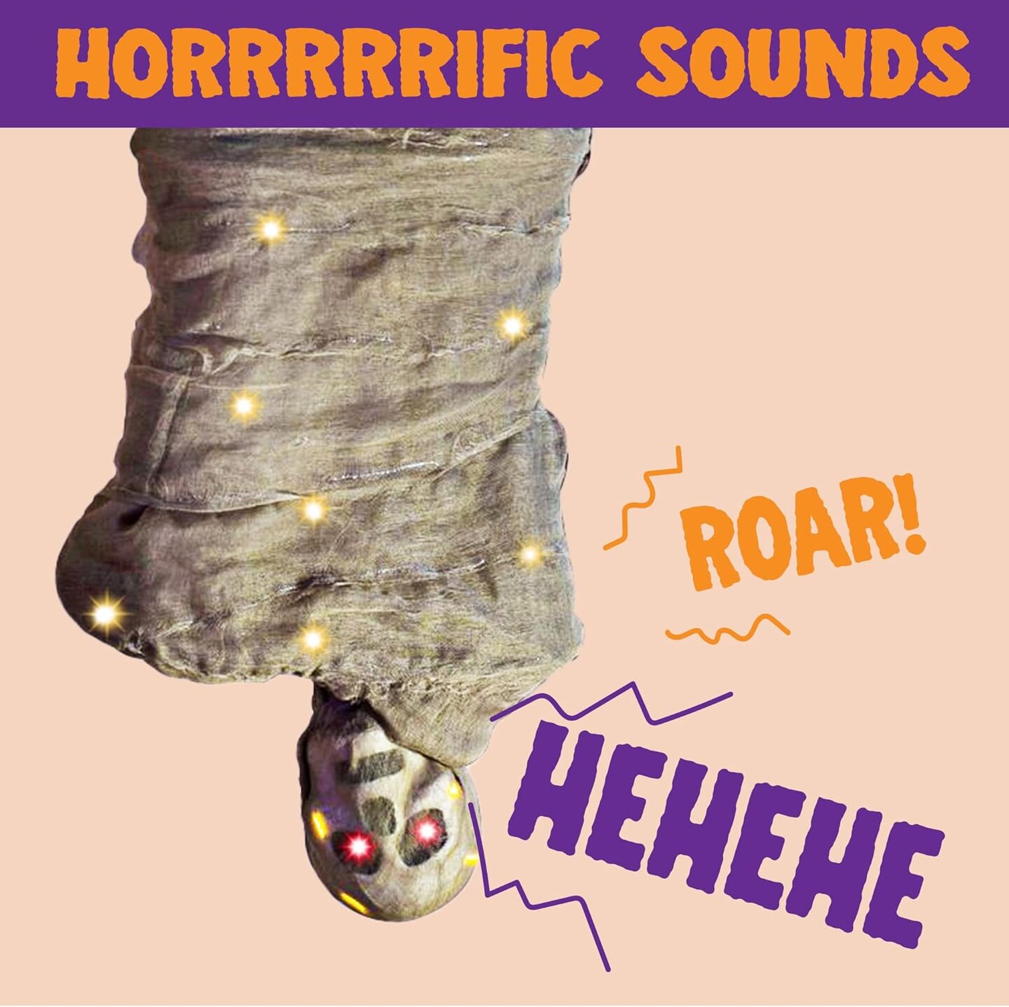 Corpse, Animated Indoor Decor Hanging Dead Body Prop, Corpses Skeleton Outdoor Decor with Full Body Lights and LED Eyes & Spooky Sound for Yard, Haunted House