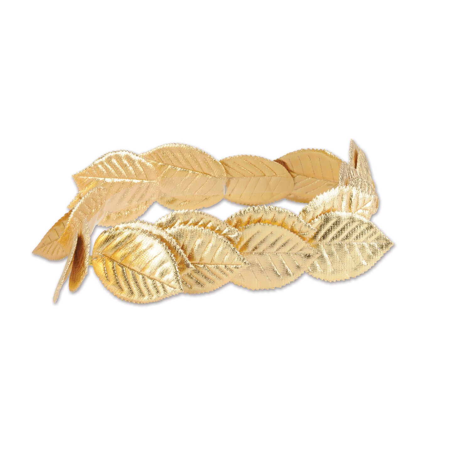 Beistle Golden Fabric Roman Laurel Wreath - 12 Pack