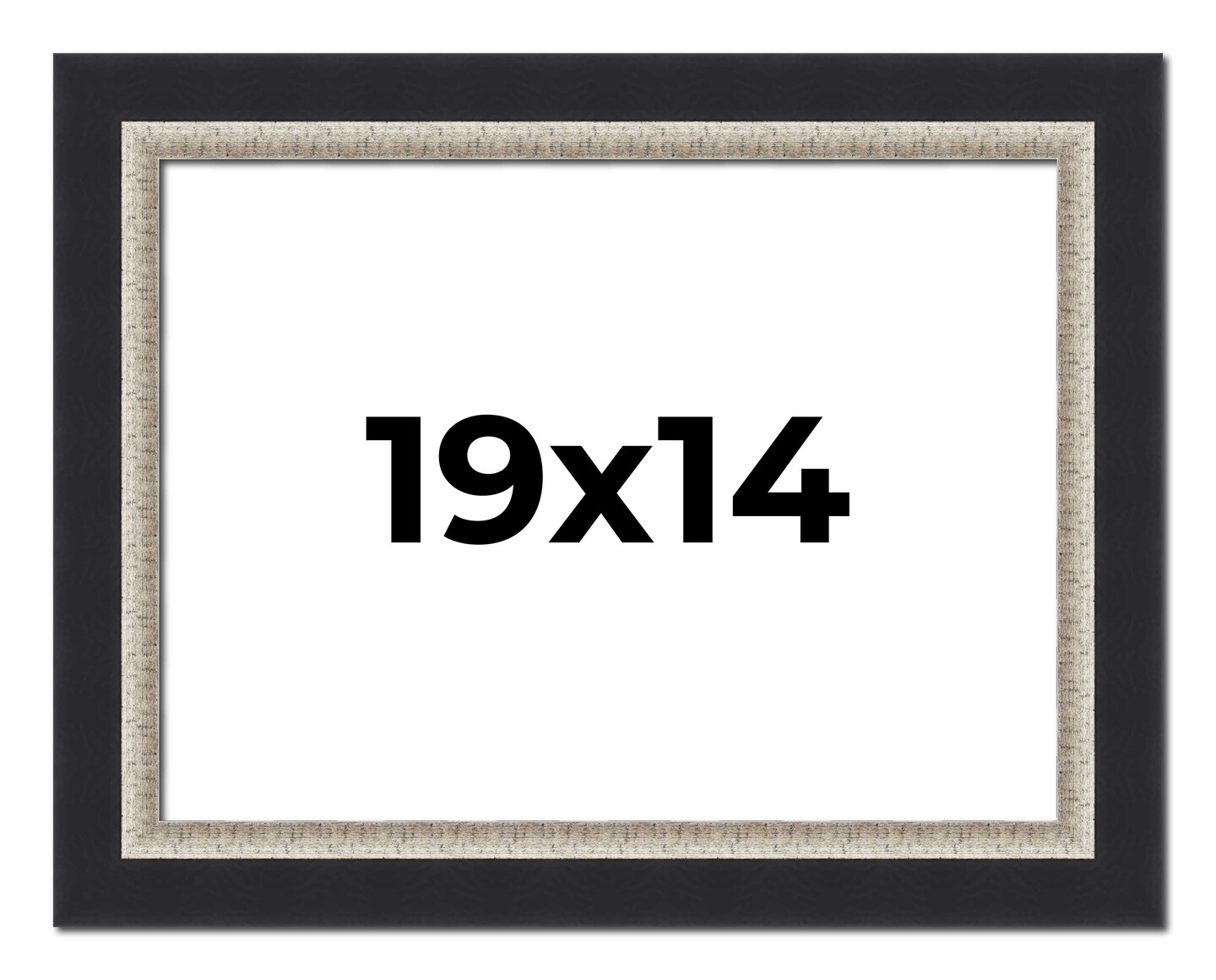 14x19 Embellished Picture Frame with UV-Resistant Acrylic &#x26; Acid Free Backing, Available in 3 Finishes - Black, Brown, Gold