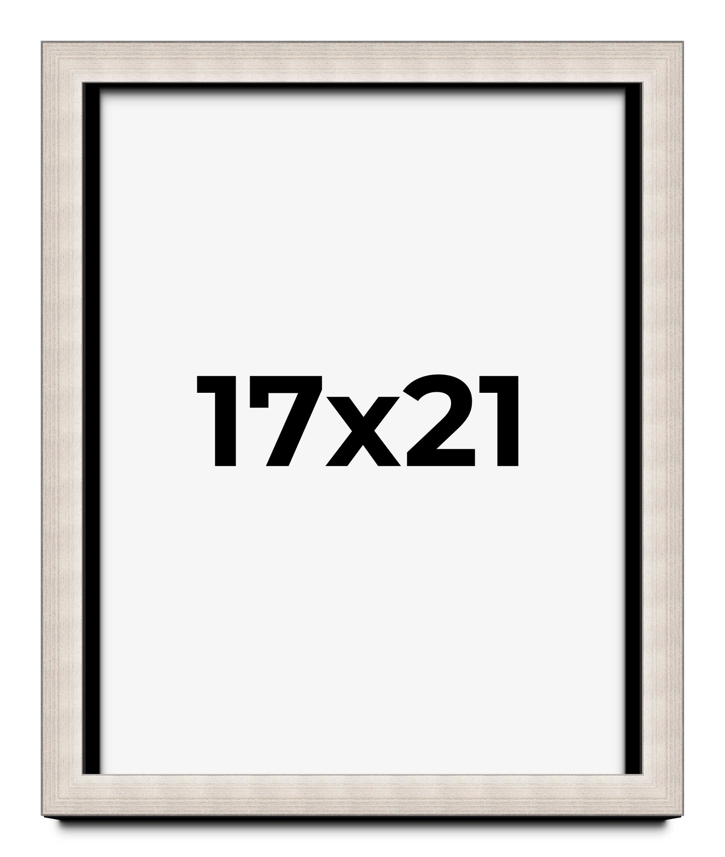 Minimalist Shadow Box Silver Picture Frame - UV Acrylic, Backing, Hanging Hardware