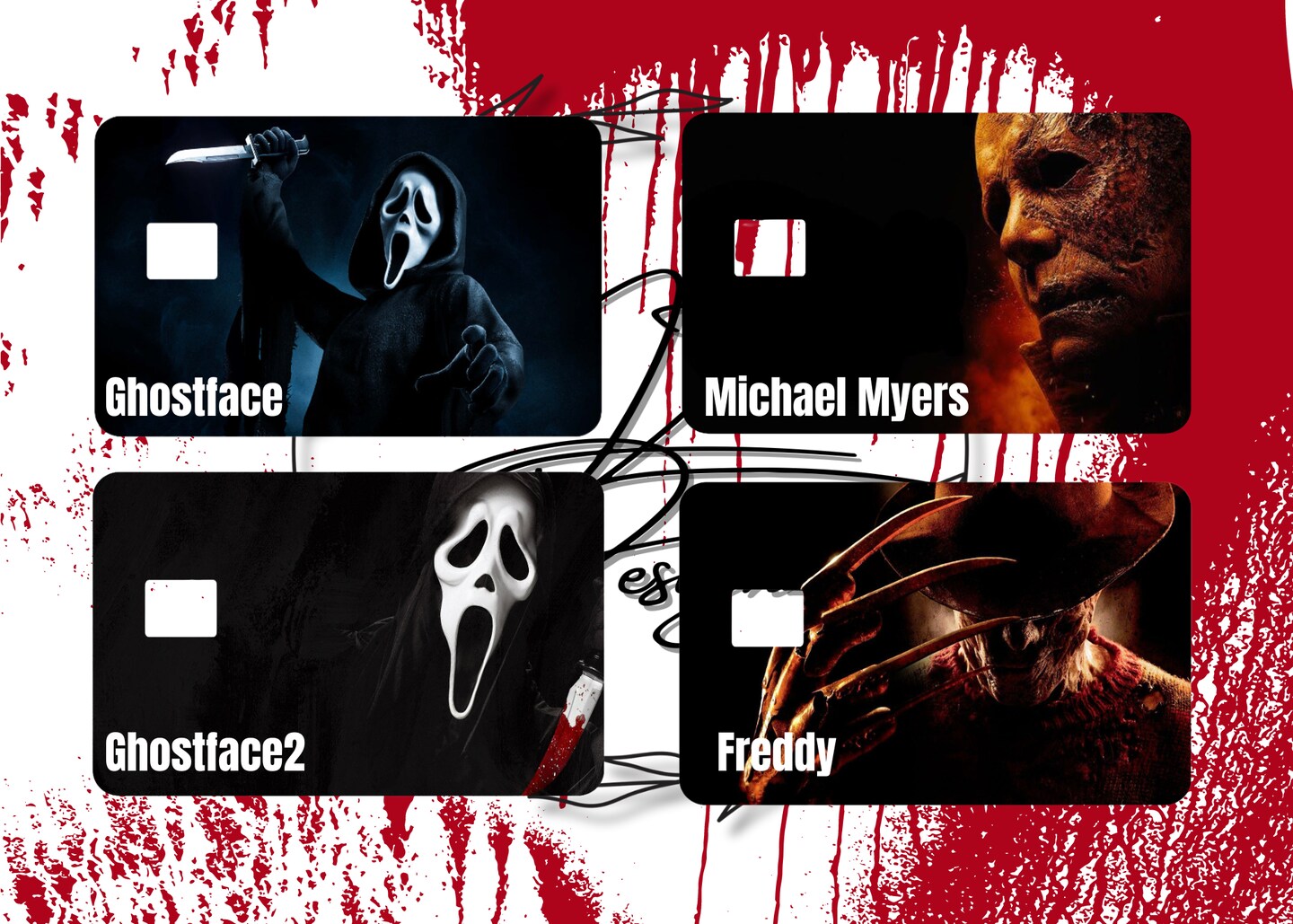 Horror Movie Card Skins | MakerPlace by Michaels